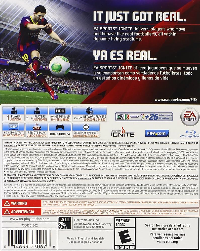 FIFA 14 (輸入版:北米) - PS4 Amazon.co.jp: FIFA 14 (輸入版:北米) - PS4 : ゲーム